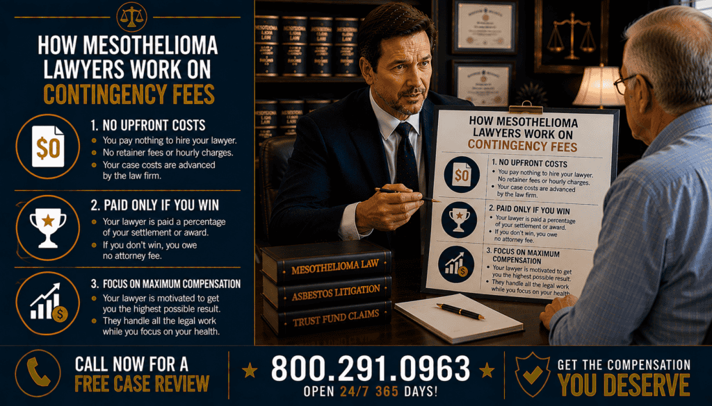 How Mesothelioma Lawyers Work on Contingency Fees