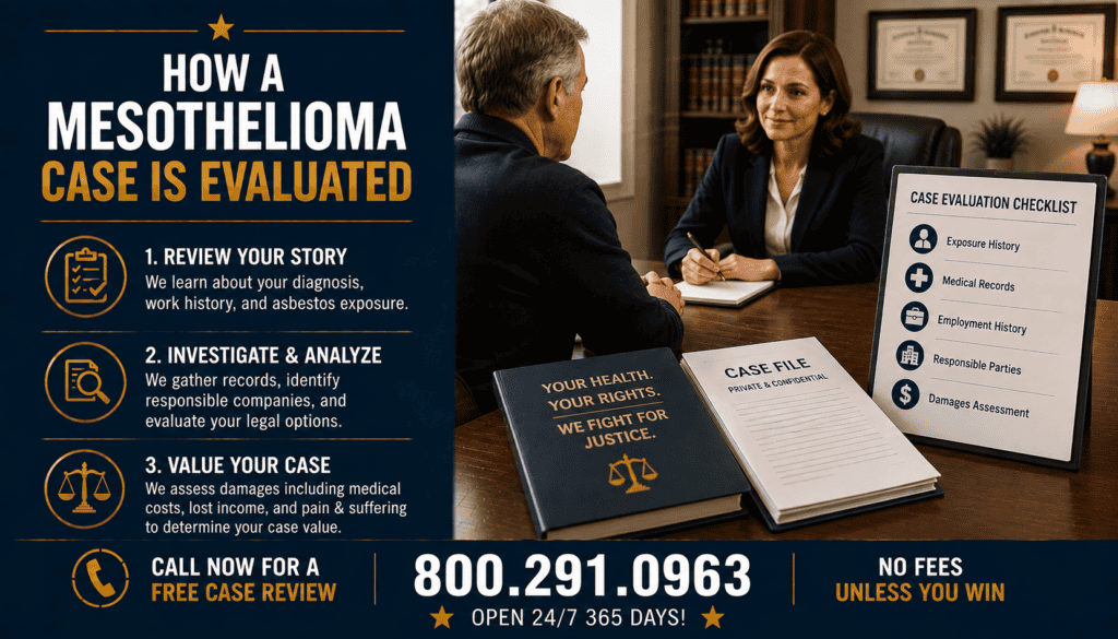 How a Mesothelioma Case Is Evaluated