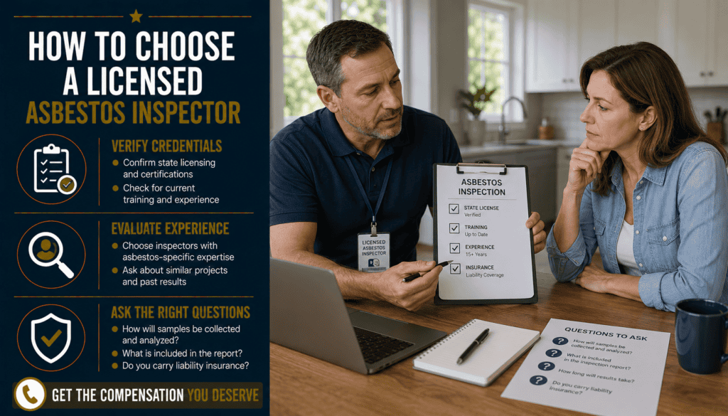 How to Choose a Licensed Asbestos Inspector - Mesothelioma