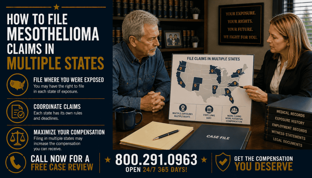 How to File Claims in Multiple States - Mesothelioma Lawsuit
