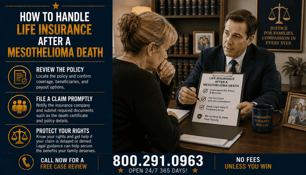 How to Handle Life Insurance After a Mesothelioma Death