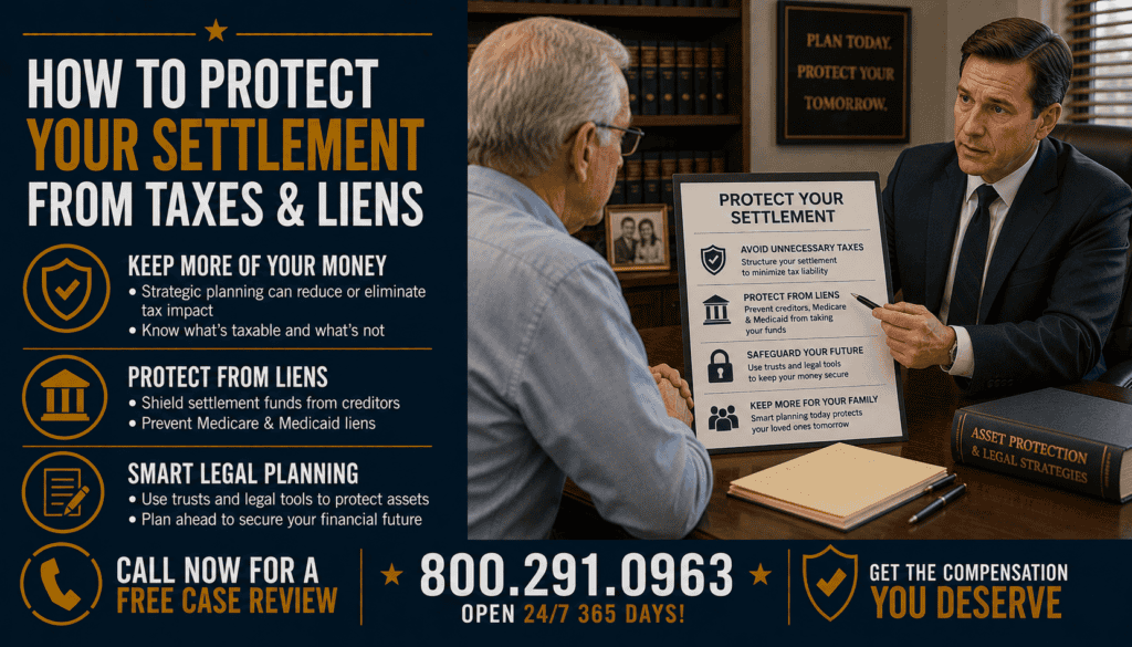 How to Protect Your Settlement from Taxes and Liens - Mesothelioma Lawsuit