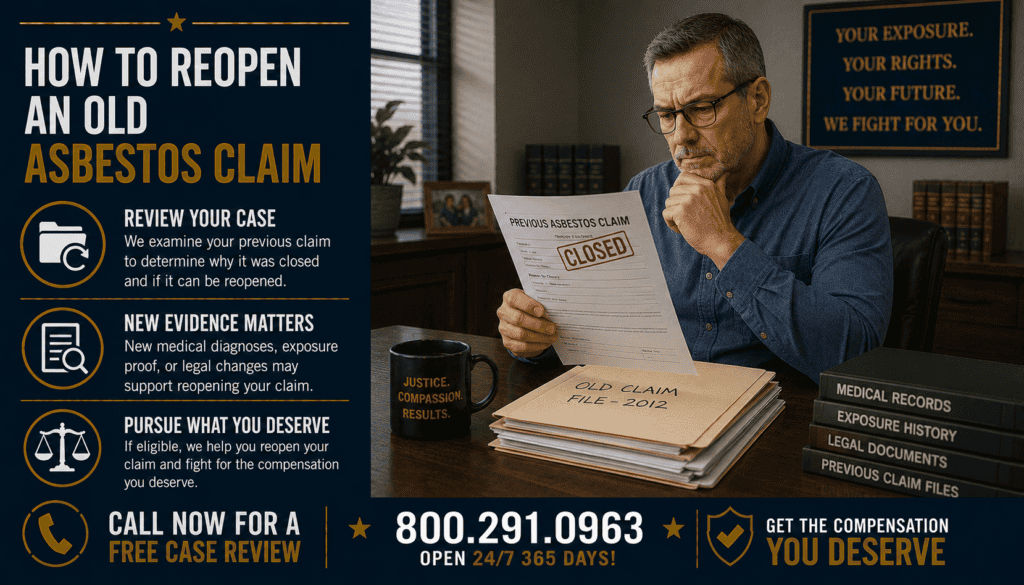 How to Reopen an Old Asbestos Claim - Mesothelioma
