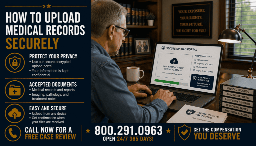 How to Upload Medical Records Securely - Mesothelioma Lawsuit