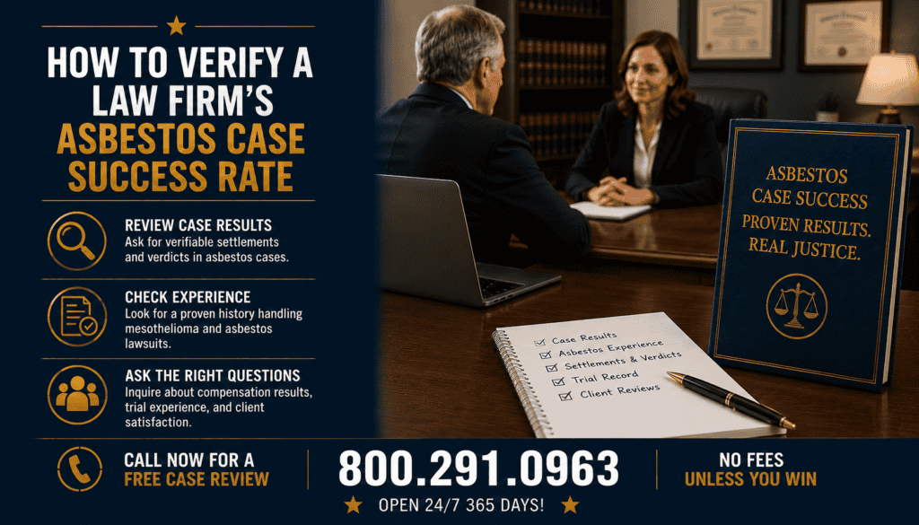 How to Verify a Law Firm’s Asbestos Case Success Rate - Mesothelioma