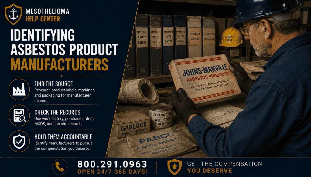 Identifying Asbestos Product Manufacturers - Mesothelioma