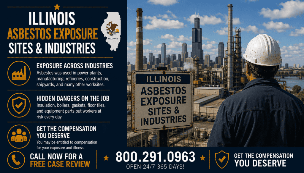 Illinois Asbestos Exposure Sites & Industries - Mesothelioma