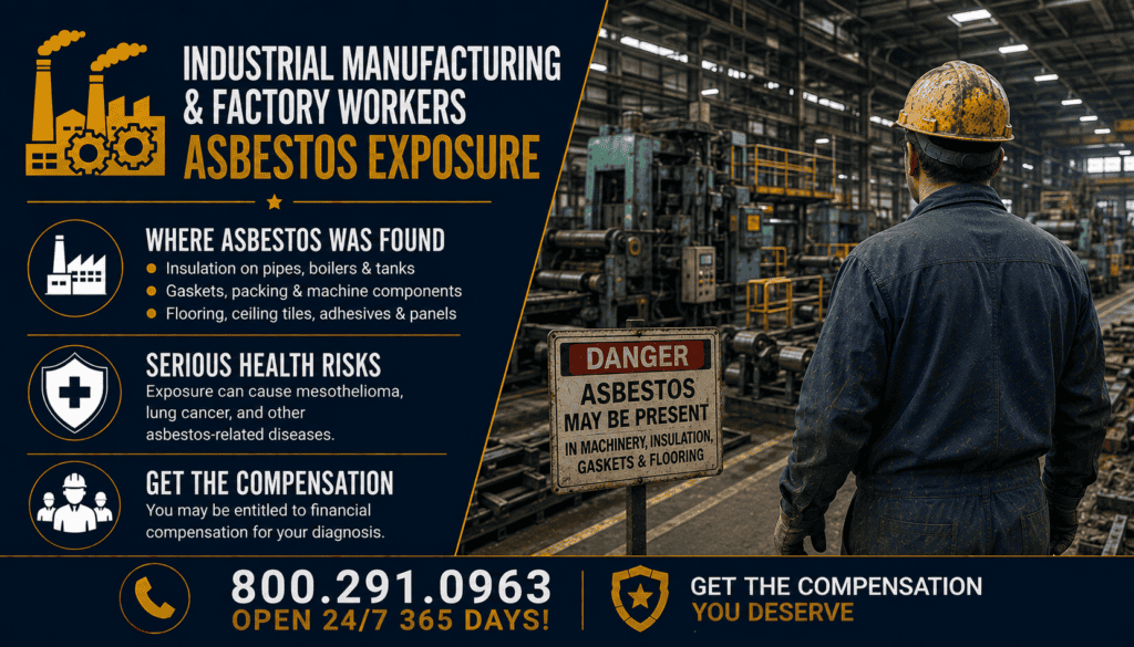 Industrial Manufacturing & Factory Workers Asbestos Exposure - Mesothelioma