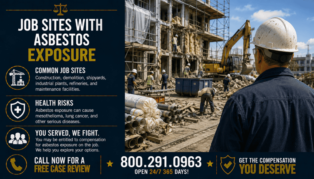 Job Sites With Asbestos Exposure - Mesothelioma