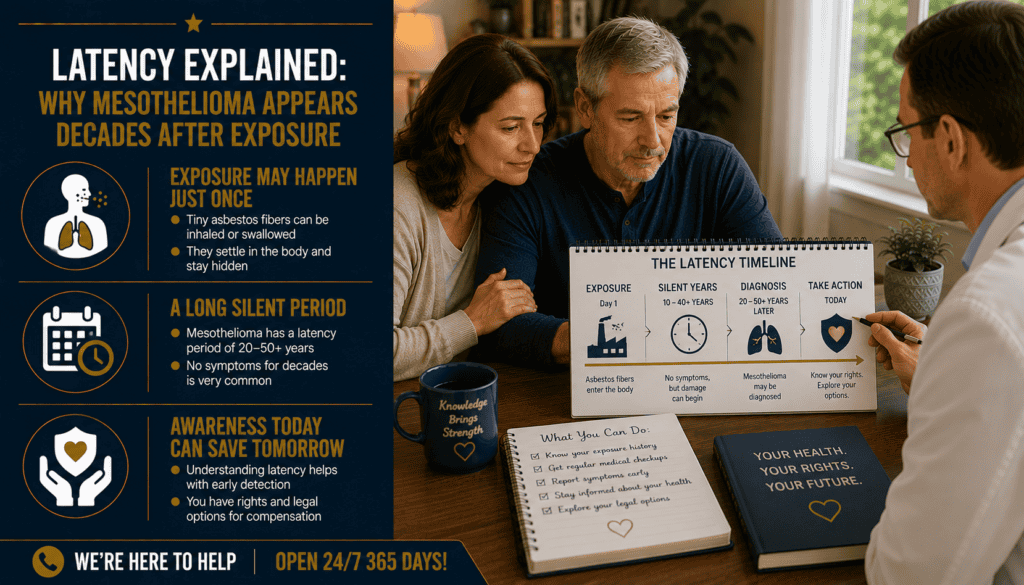 Latency Explained - Why Mesothelioma Appears Decades After Exposure