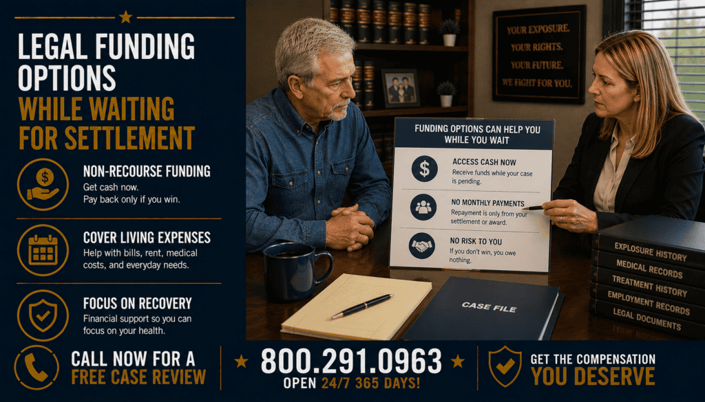 Legal Funding Options While Waiting for Settlement - Mesothelioma