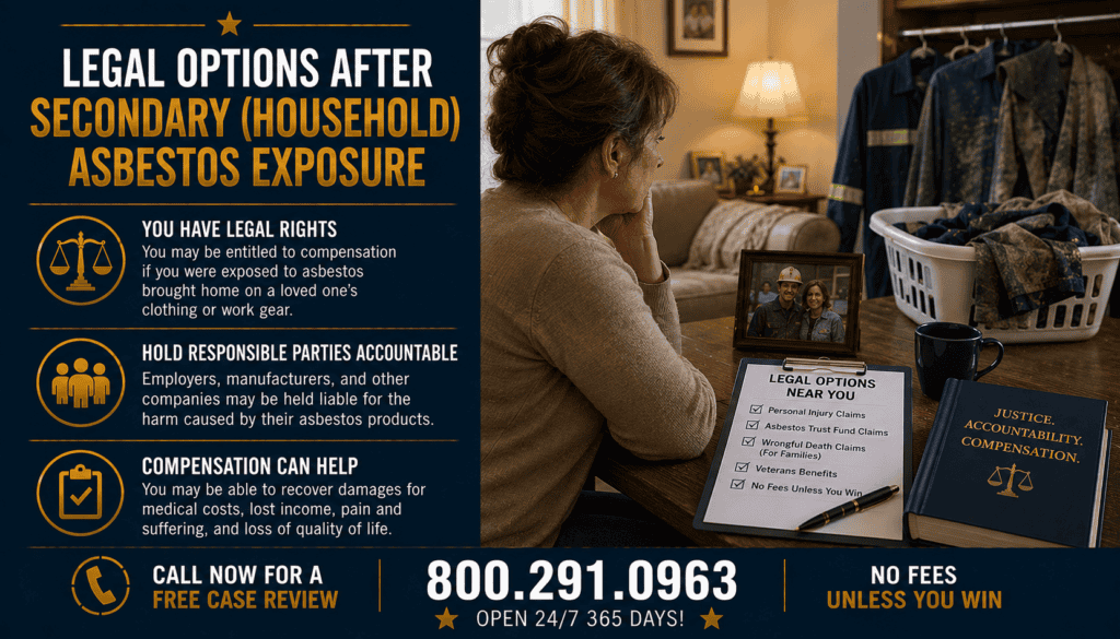 Legal Options After Secondary (Household) Asbestos Exposure - Mesothelioma