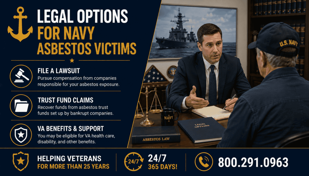Legal Options for Navy Asbestos Victims - Mesothelioma