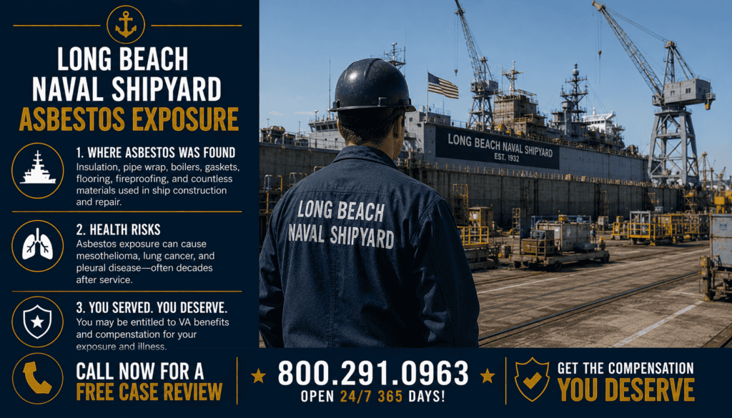 Long Beach Naval Shipyard Asbestos Exposure - Mesothelioma
