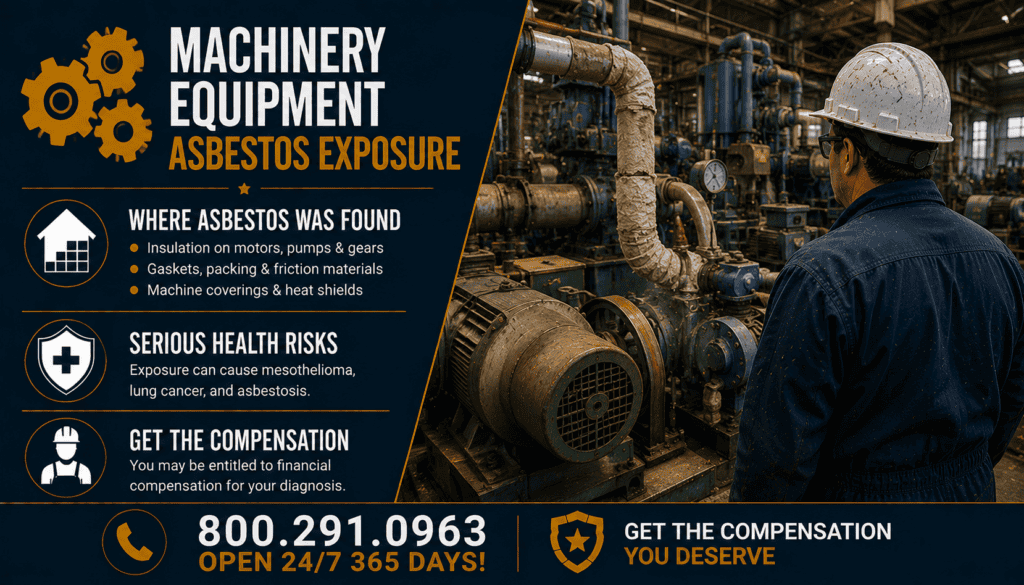 Machinery Equipment Asbestos Exposure - Mesothelioma