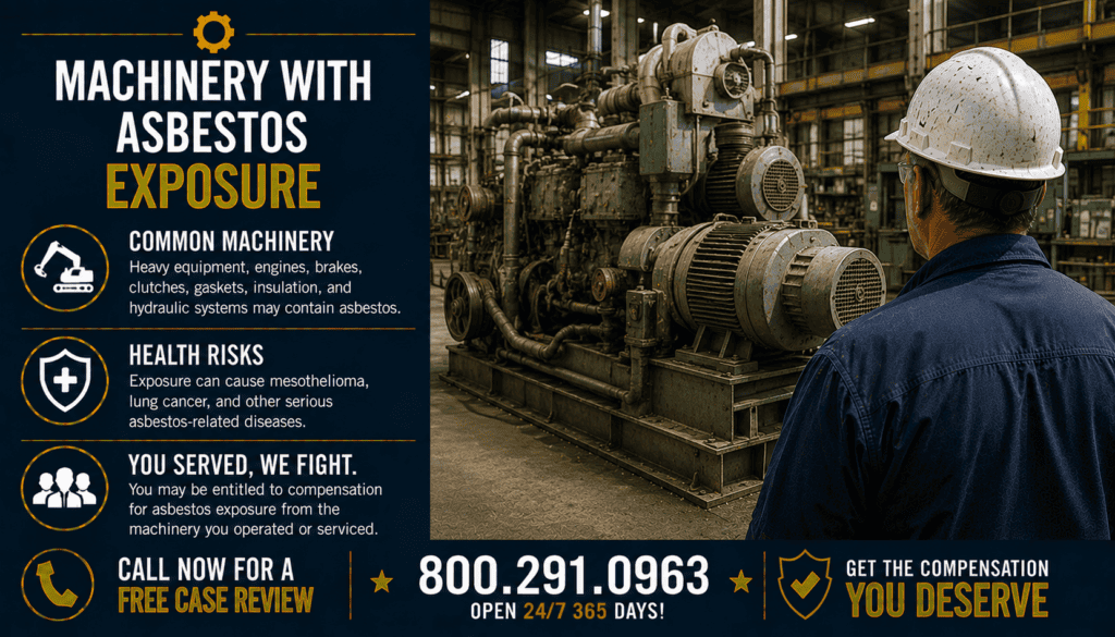 Machinery With Asbestos Exposure - Mesothelioma