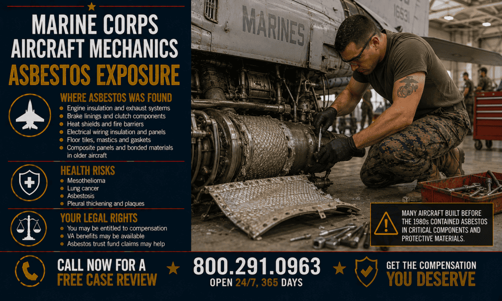 Marine Corps Aircraft Mechanics Asbestos Exposure - Mesothelioma