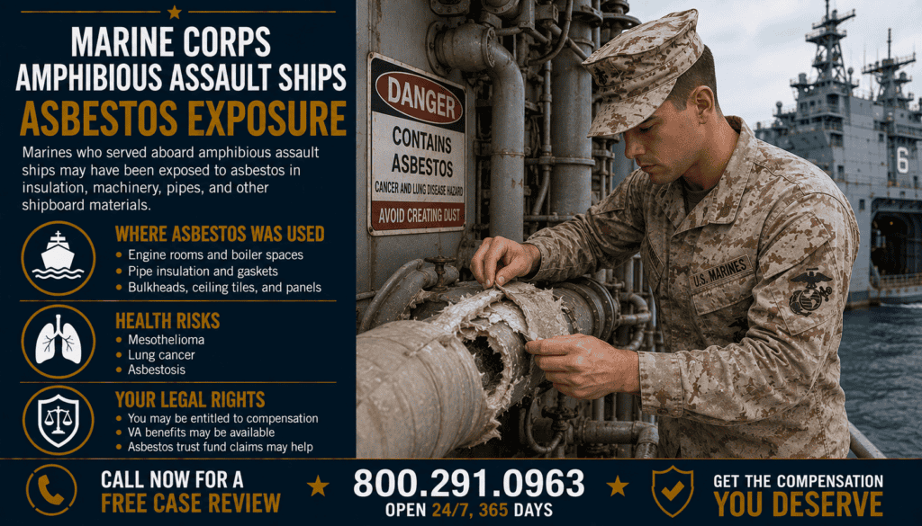 Marine Corps Amphibious Assault Ships Asbestos Exposure - Mesothelioma