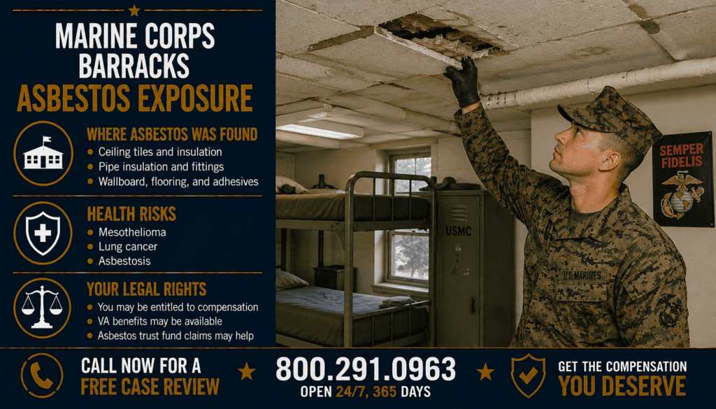 Marine Corps Barracks Asbestos Exposure - Mesothelioma