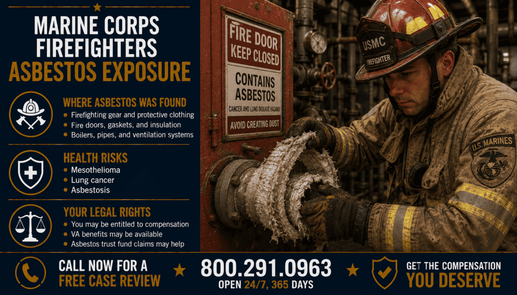 Marine Corps Firefighters Asbestos Exposure - Mesothelioma