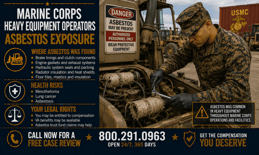 Marine Corps Heavy Equipment Operators Asbestos Exposure - Mesothelioma