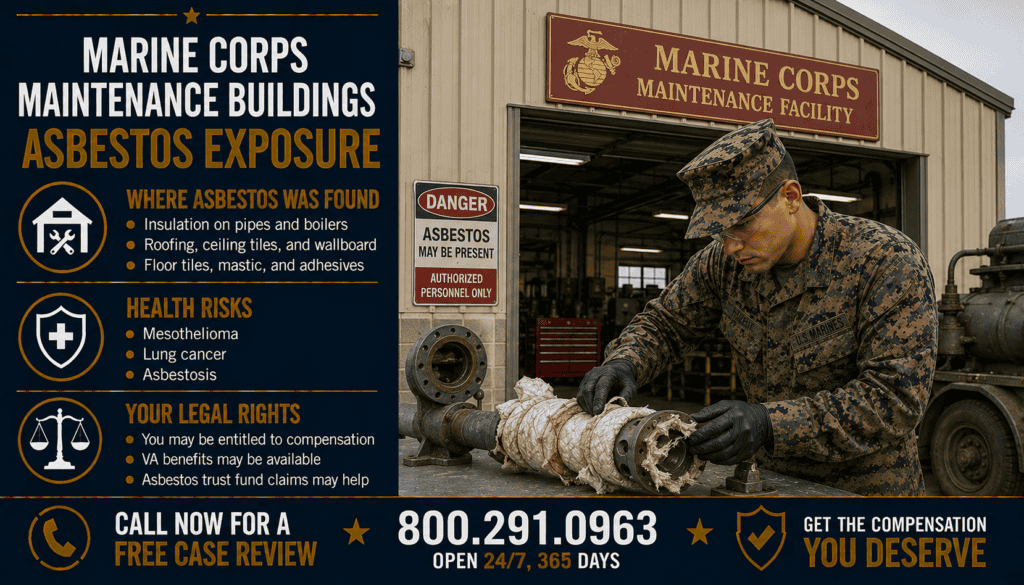 Marine Corps Maintenance Buildings Asbestos Exposure - Mesothelioma