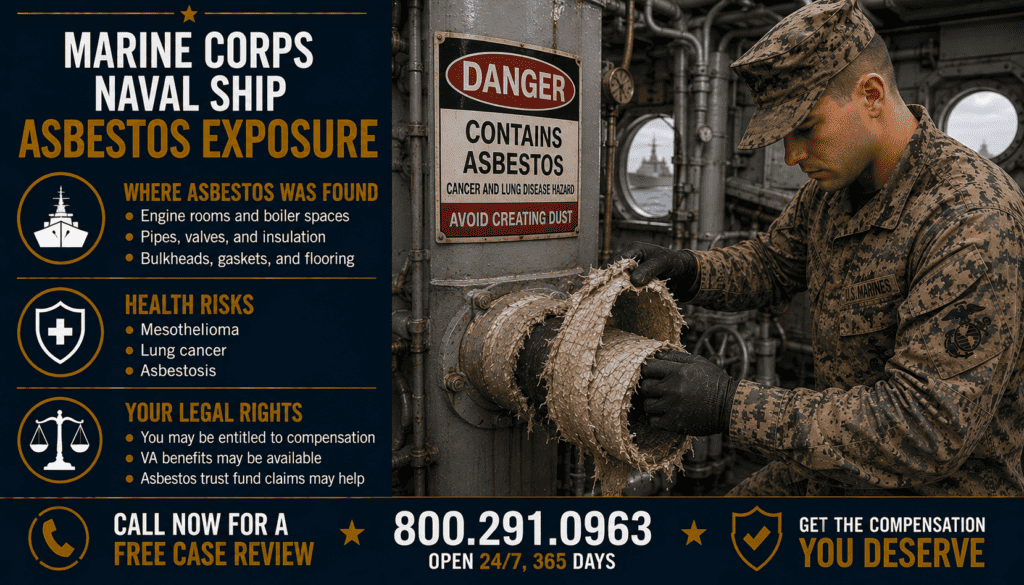 Marine Corps Naval Ship Asbestos Exposure - Mesothelioma