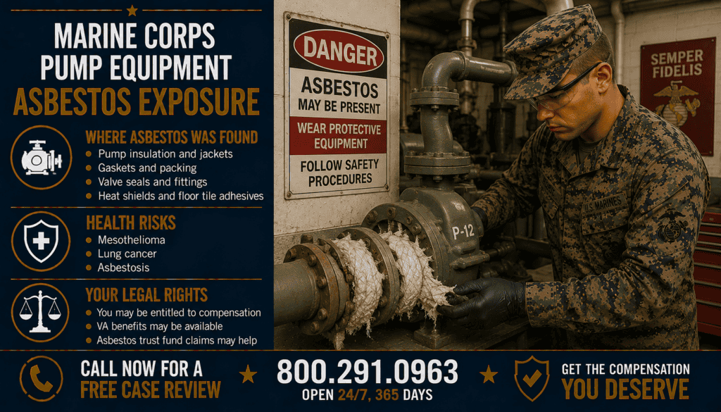 Marine Corps Pump Equipment Asbestos Exposure - Mesothelioma