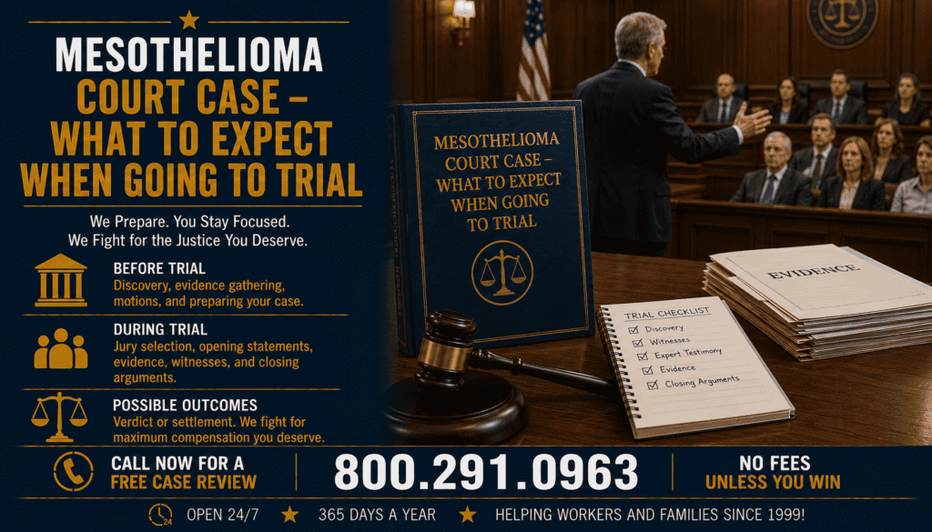Mesothelioma Court Case – What to Expect When Going to Trial