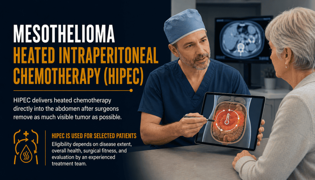 Mesothelioma Heated Intraperitoneal Chemotherapy (HIPEC - Mesothelioma Treatment