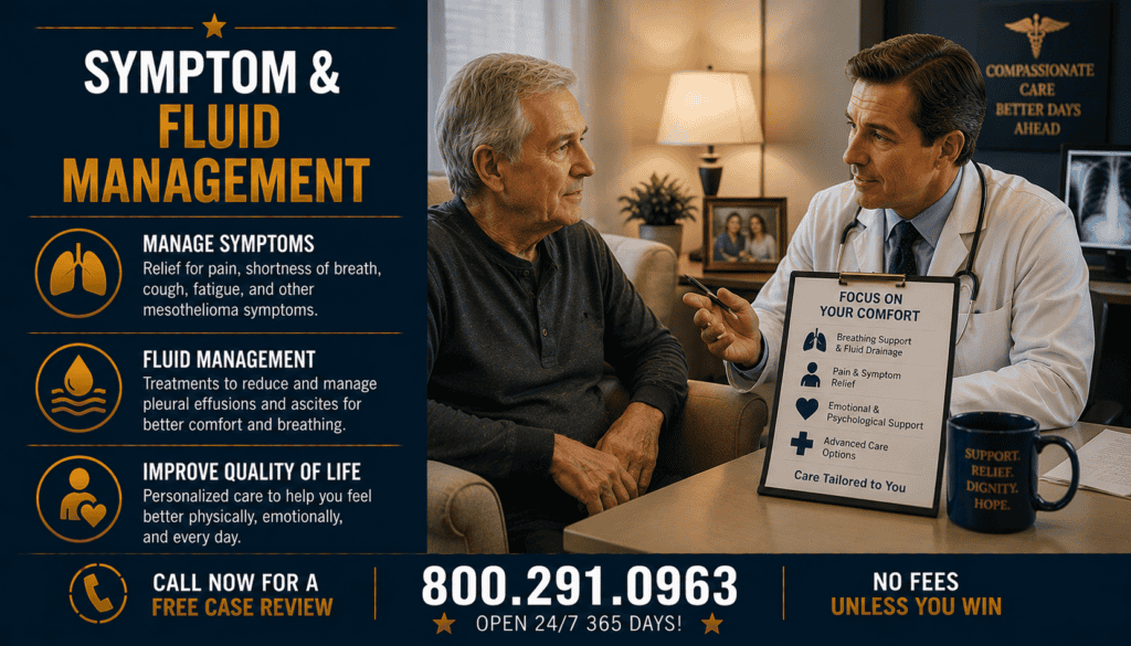 Mesothelioma Symptom & Fluid Management