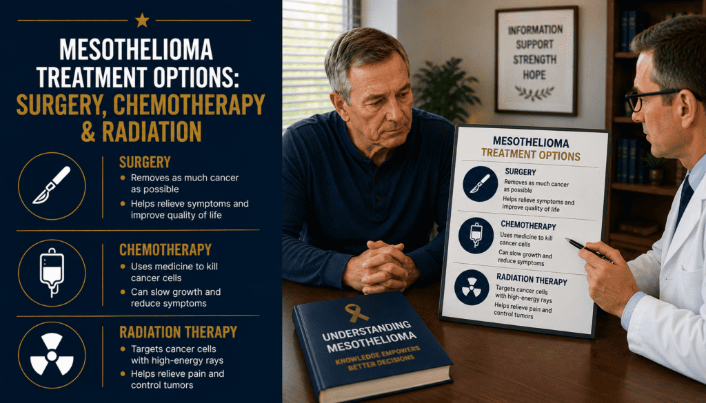 Mesothelioma Treatment Options Surgery, Chemotherapy & Radiation