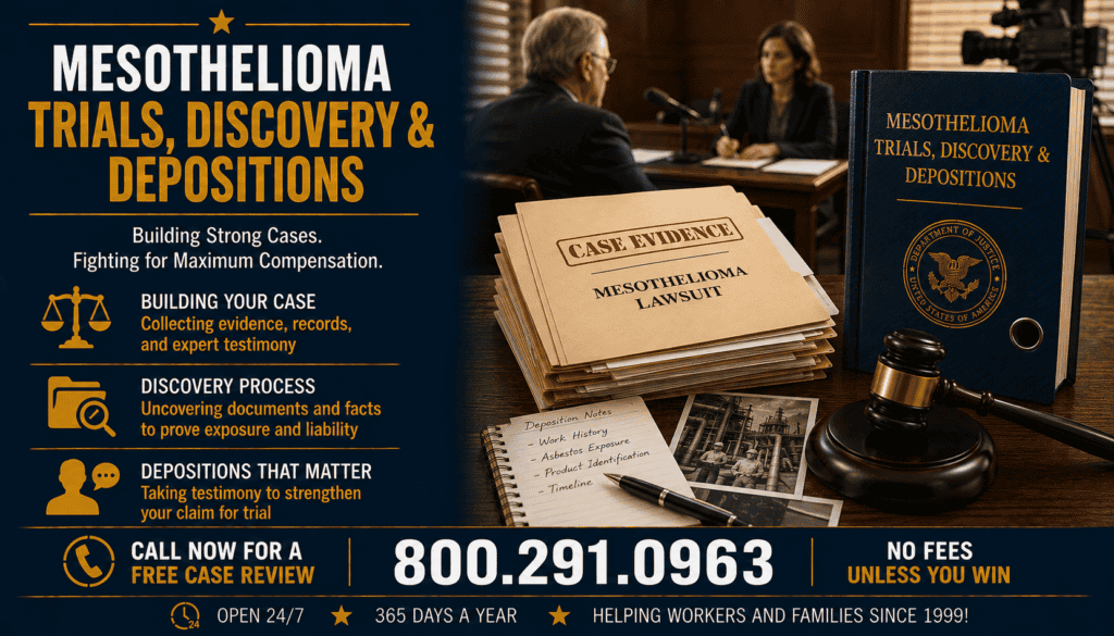 Mesothelioma Trials, Discovery & Depositions