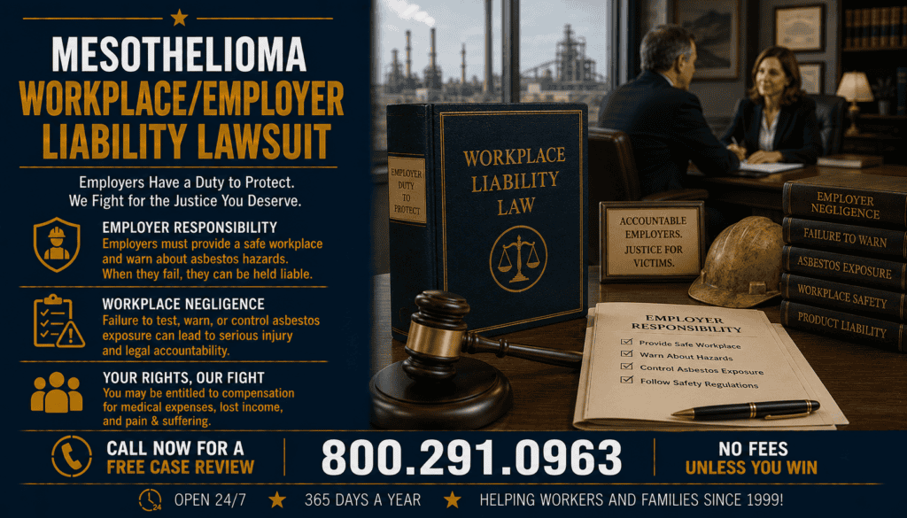 Mesothelioma Workplace - Employer Liability Lawsuit
