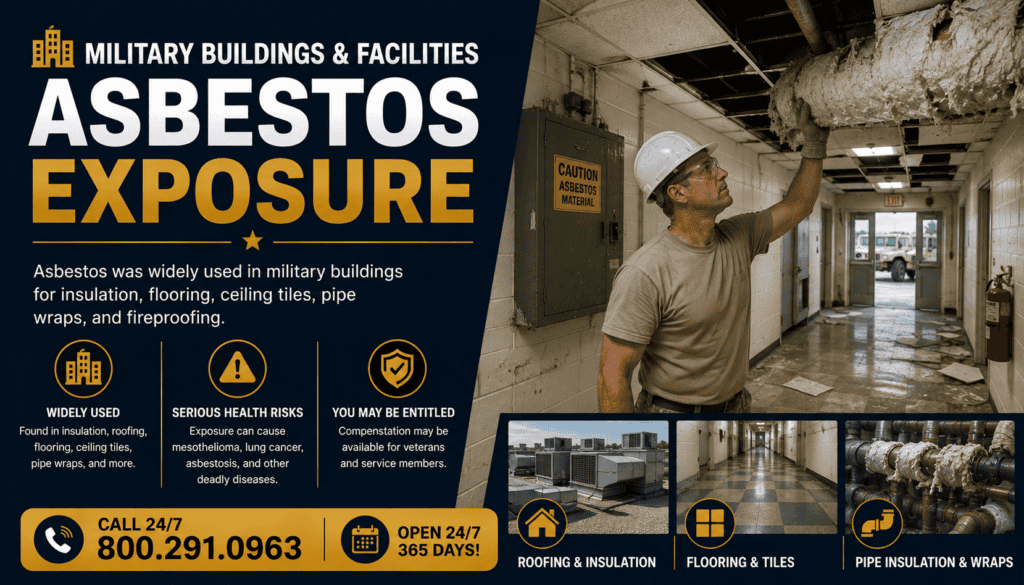 Military Buildings & Facilities Asbestos Exposure - Mesothelioma