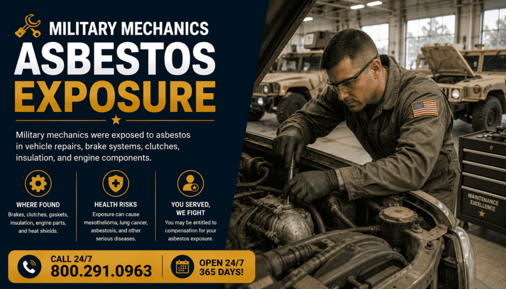 Military Mechanics Asbestos Exposure Lawsuit