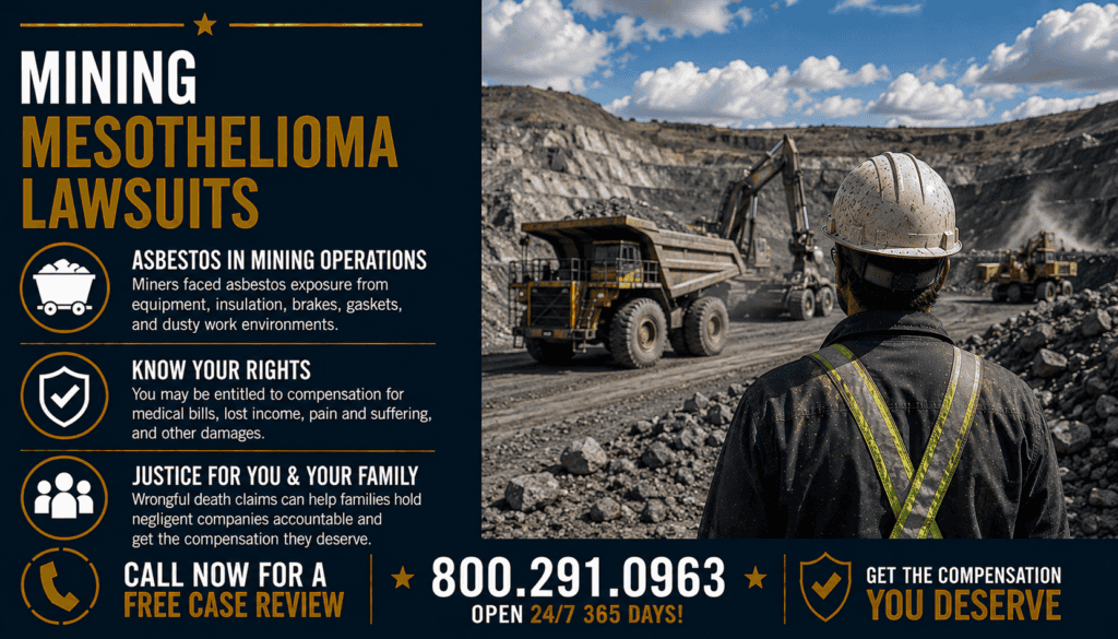 Mining Mesothelioma Lawsuits - Asbestos Exposure