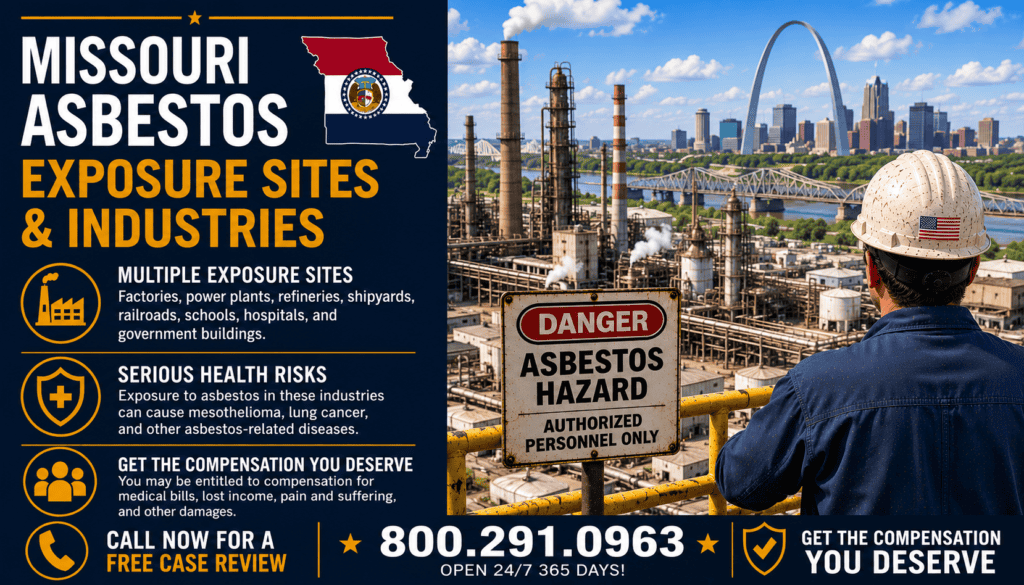 Missouri Asbestos Exposure Sites & Industries - Mesothelioma
