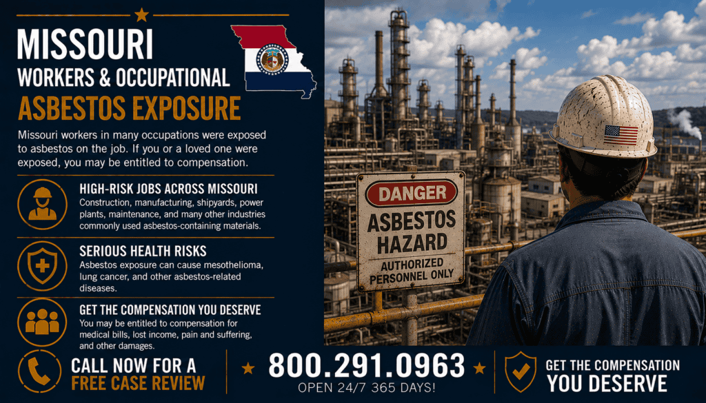 Missouri Workers & Occupational Asbestos Exposure - Mesothelioma