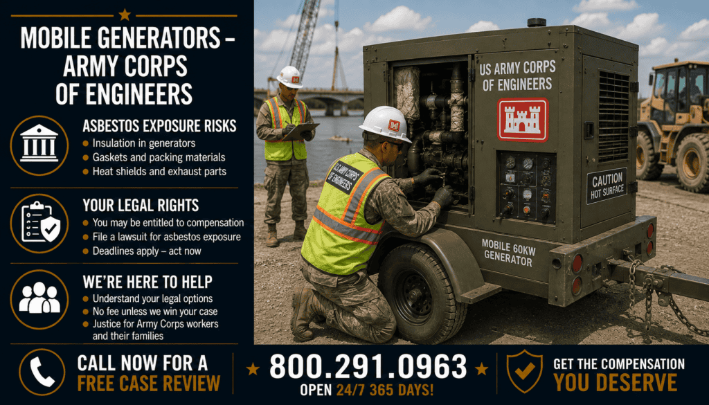 Mobile Generators – Army Corps of Engineers - Mesothelioma