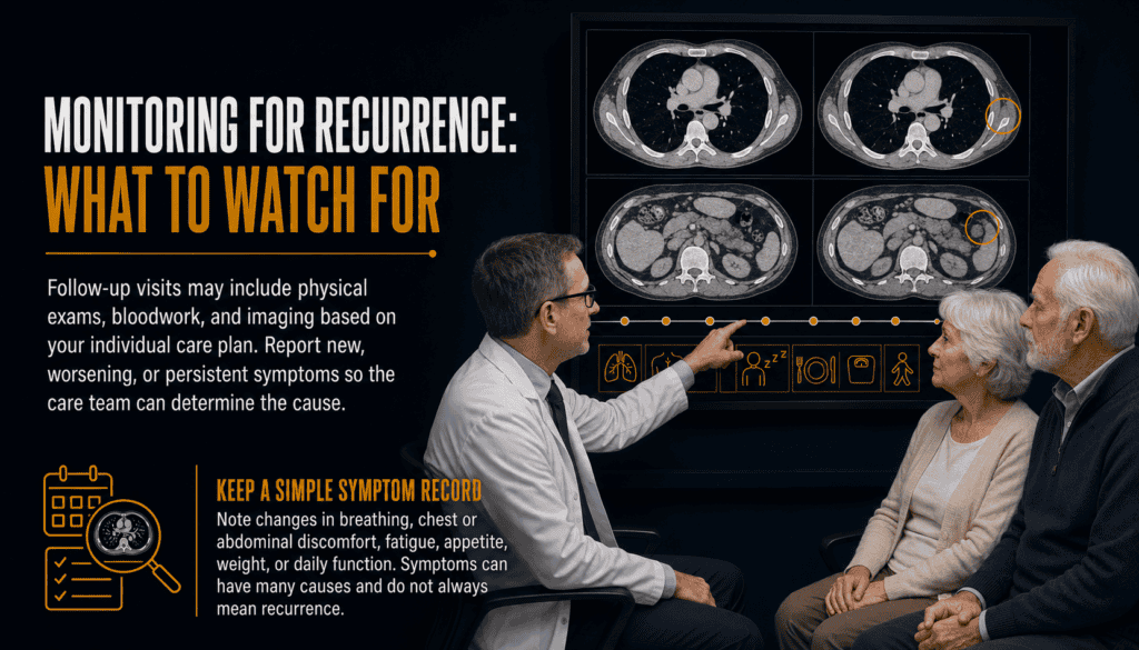 Monitoring for Recurrence What to Watch For - Mesothelioma