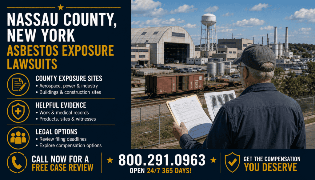Nassau County, New York Asbestos Exposure Lawsuit