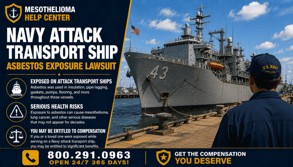 Navy Attack Transport Ship Asbestos Exposure Lawsuit