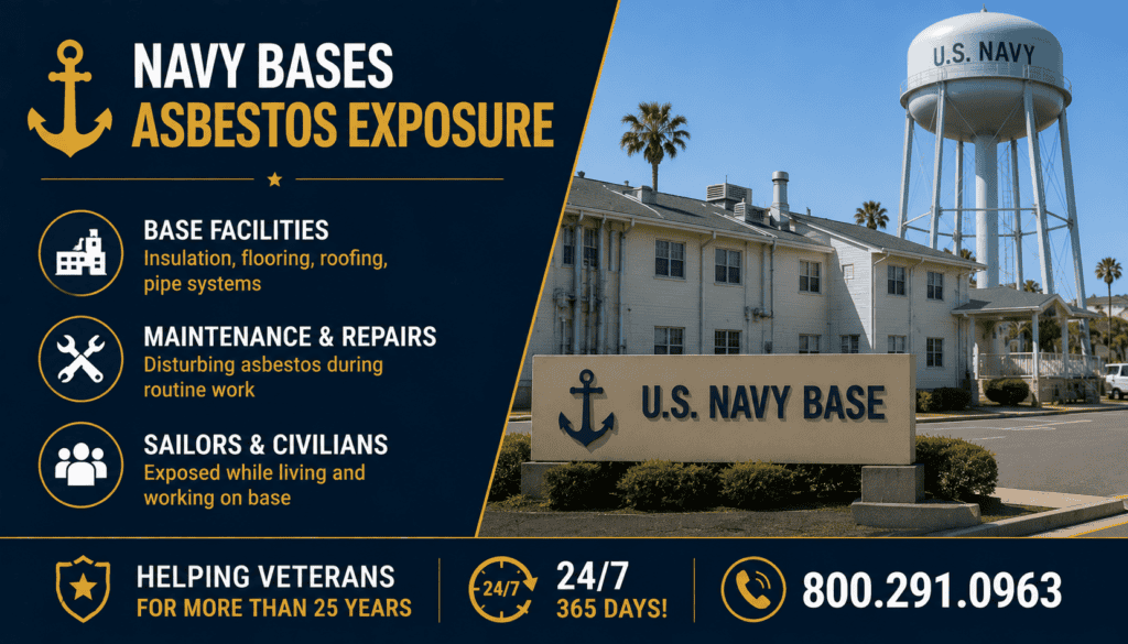 Navy Bases Asbestos Exposure Lawsuit - Mesothelioma
