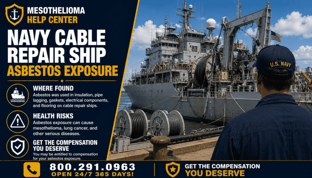 Navy Cable Repair Ship Asbestos Exposure - Mesothelioma