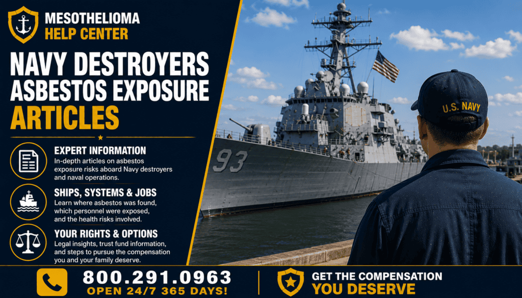 Navy Destroyers Asbestos Exposure Articles - Mesothelioma Lawsuit