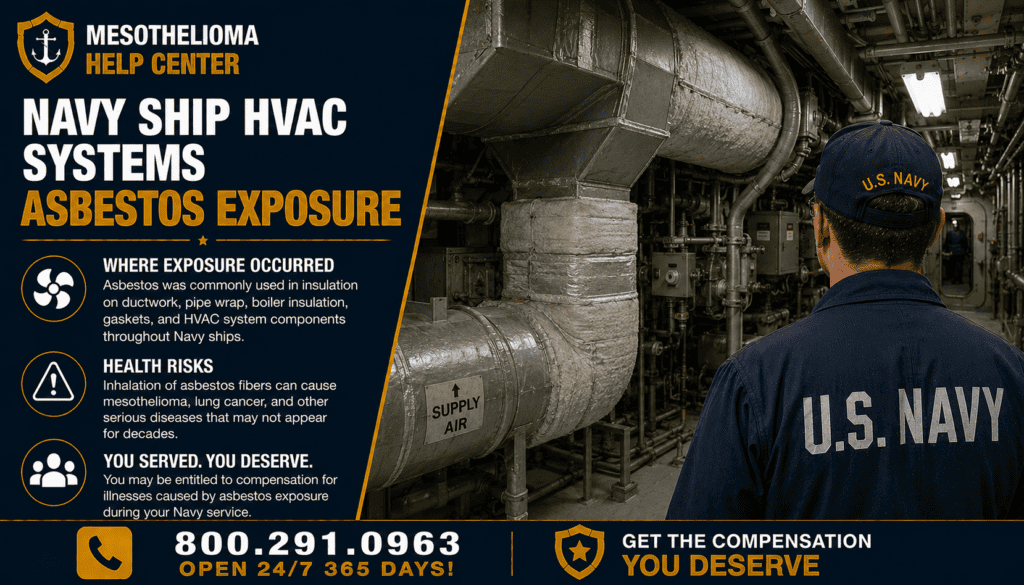 Navy HVAC Equipment Asbestos Exposure - Mesothelioma