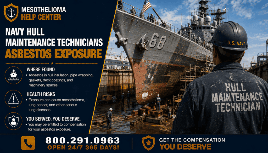 Navy Hull Maintenance Technicians Asbestos Exposure - Mesothelioma