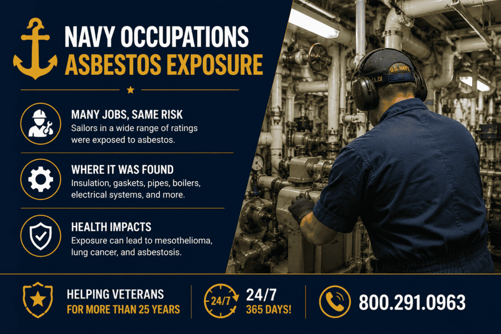 Navy Occupations Asbestos Exposure - Mesothelioma Lawsuit