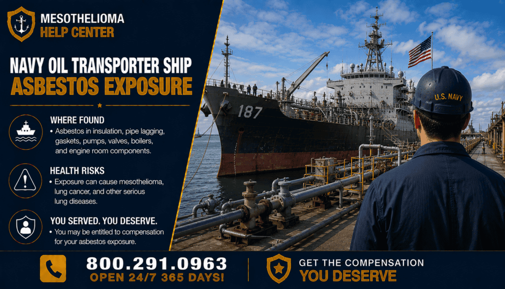 Navy Oil Transporter Ship Asbestos Exposure - Mesothelioma